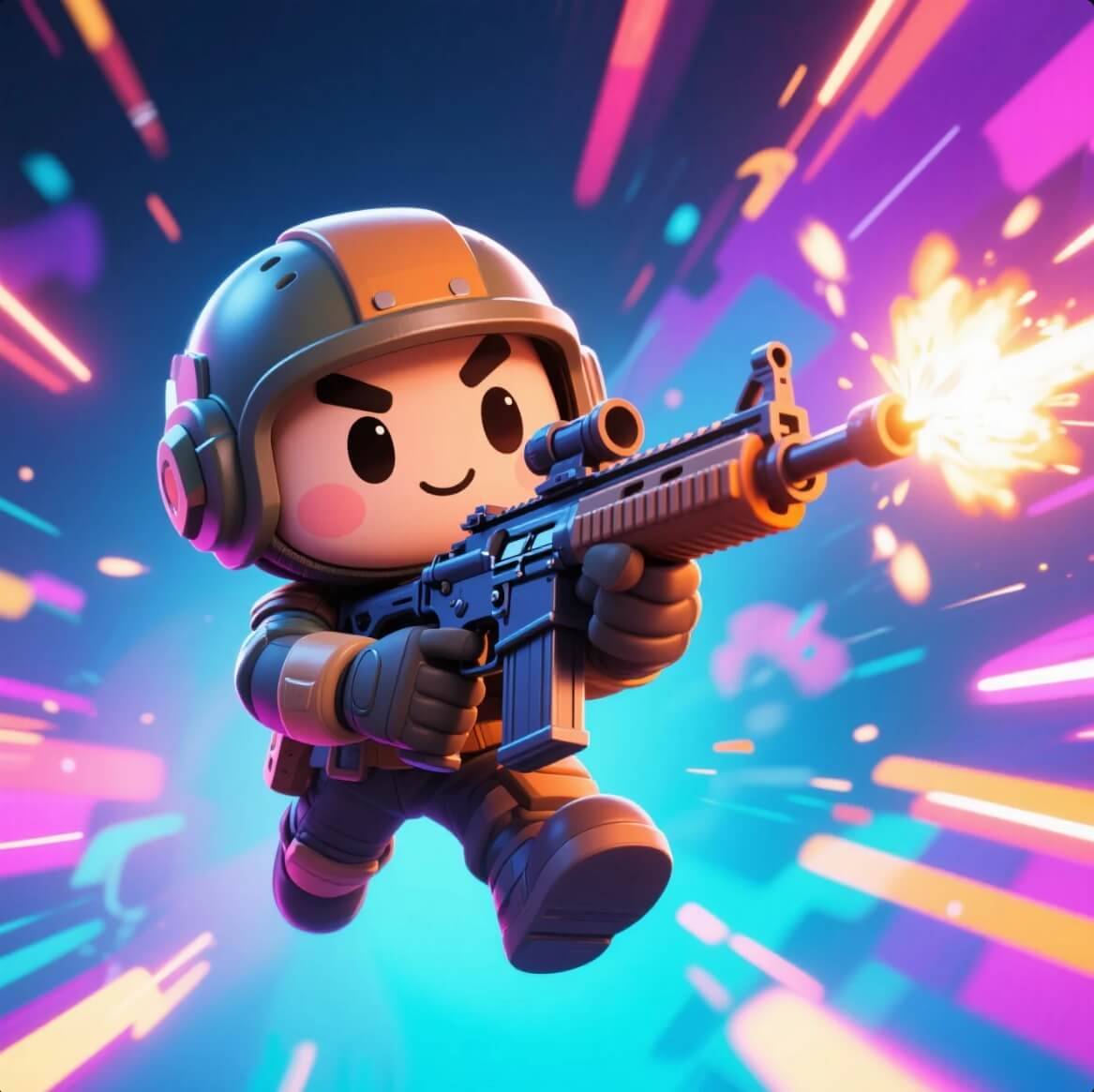 Game character logo